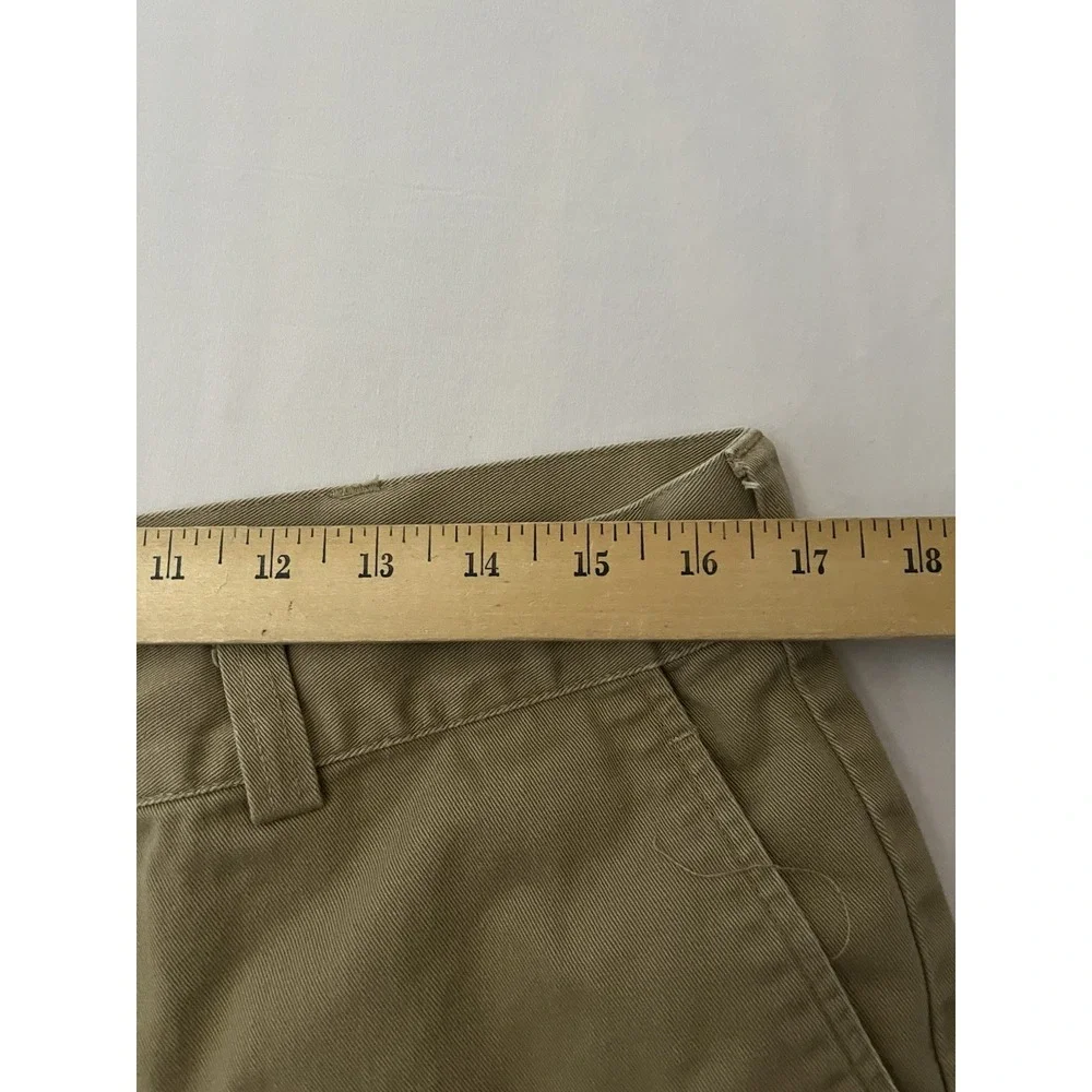 Vintage Polo Ralph Lauren Philip Chino Shorts Men's 36 Beige Flat Front Cotton
